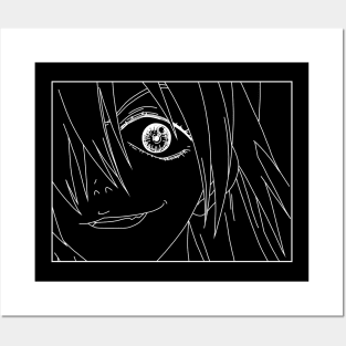 FLCL Haruko Glare White Posters and Art